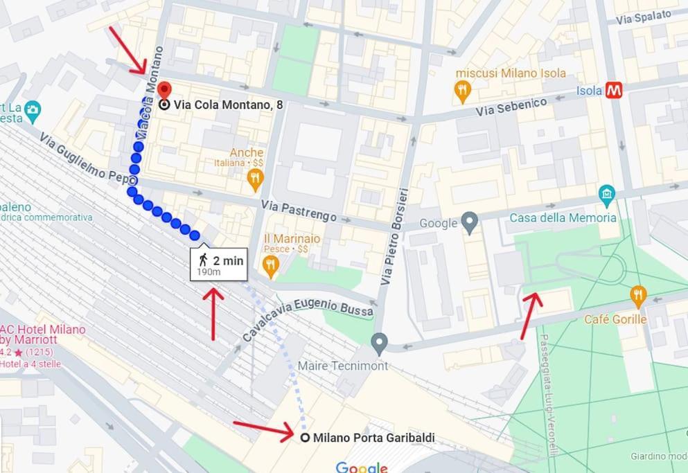 Wi-Fi - Garibaldi - Isola Apartman Milánó Kültér fotó